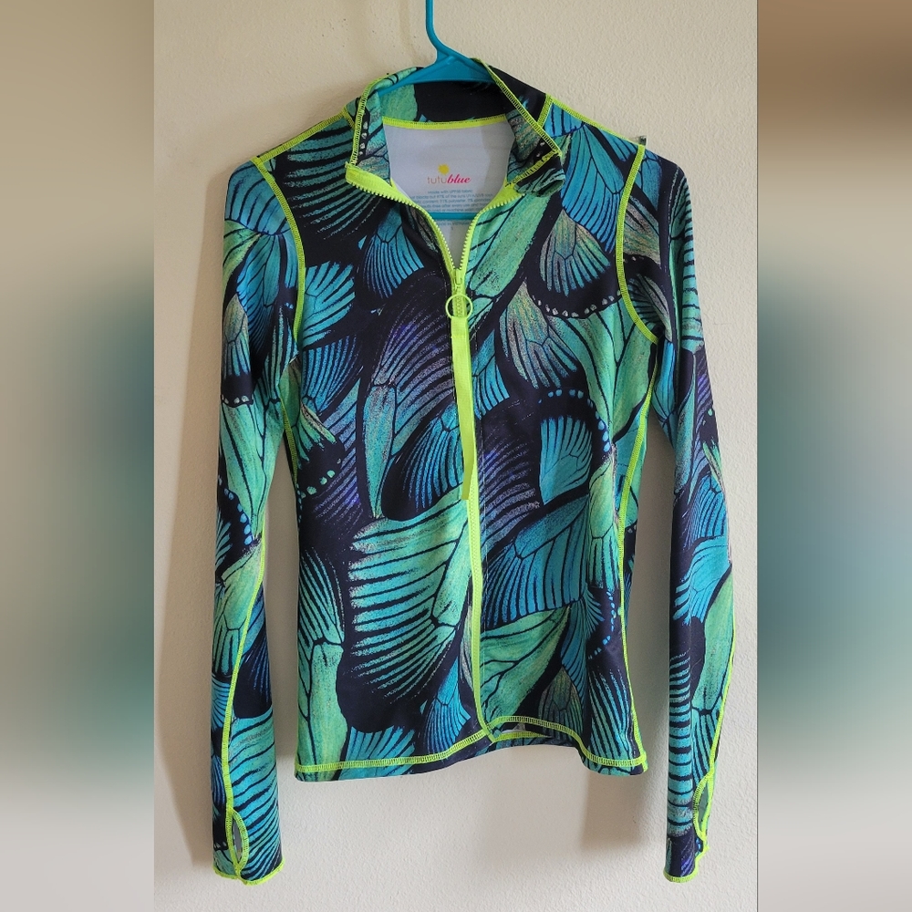 Tutu Blue Butterfly Rash guard